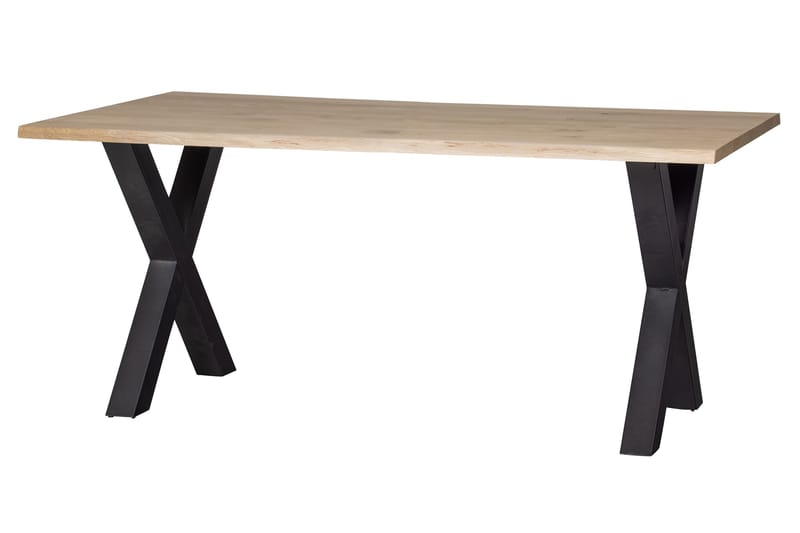 Tablo Spisebord A-Formede Ben 160 cm - Eik/Svart - Møbler - Bord - Spisebord & kjøkkenbord
