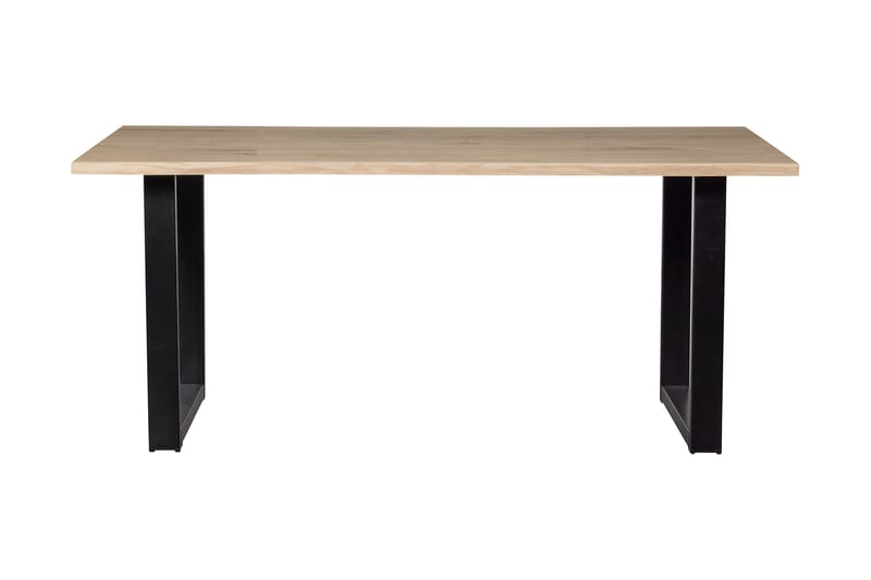 Tablo Spisebord U-Formede Ben 160 cm - Eik/Svart - Møbler - Bord - Spisebord & kjøkkenbord