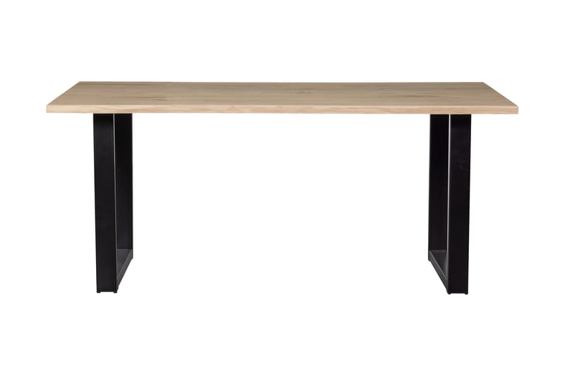 Tablo Spisebord U-Formede Ben 160 cm - Eik/Svart - Spisebord & kjøkkenbord