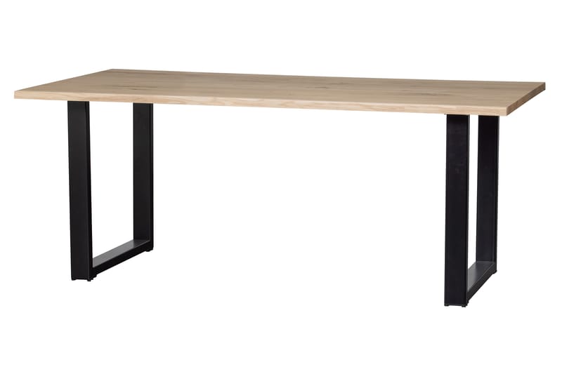 Tablo Spisebord U-Formede Ben 160 cm - Eik/Svart - Møbler - Bord - Spisebord & kjøkkenbord