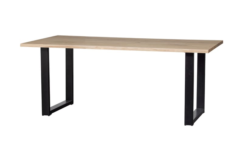 Tablo Spisebord U-Formede Ben 180 cm - Eik/Svart - Møbler - Bord - Spisebord & kjøkkenbord