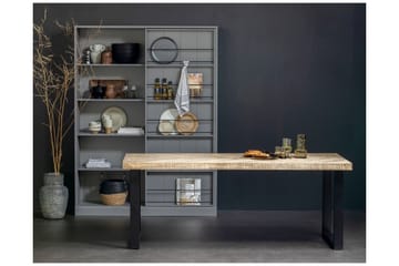 Tablo Spisebord U-Formede Ben 180 cm - Spetskypert/Natur/Svart - Møbler - Bord - Spisebord & kjøkkenbord