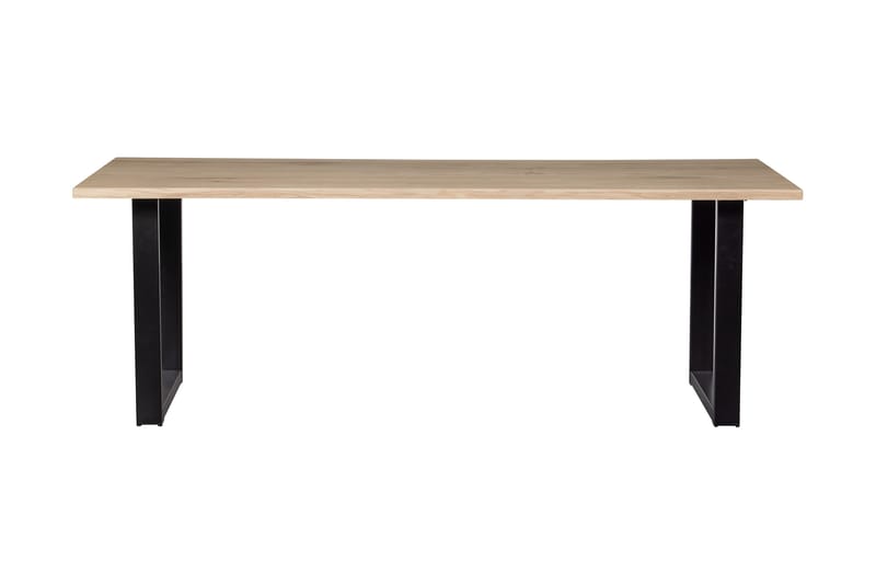 Tablo Spisebord U-Formede Ben 199 cm - Eik/Svart - Spisebord & kjøkkenbord