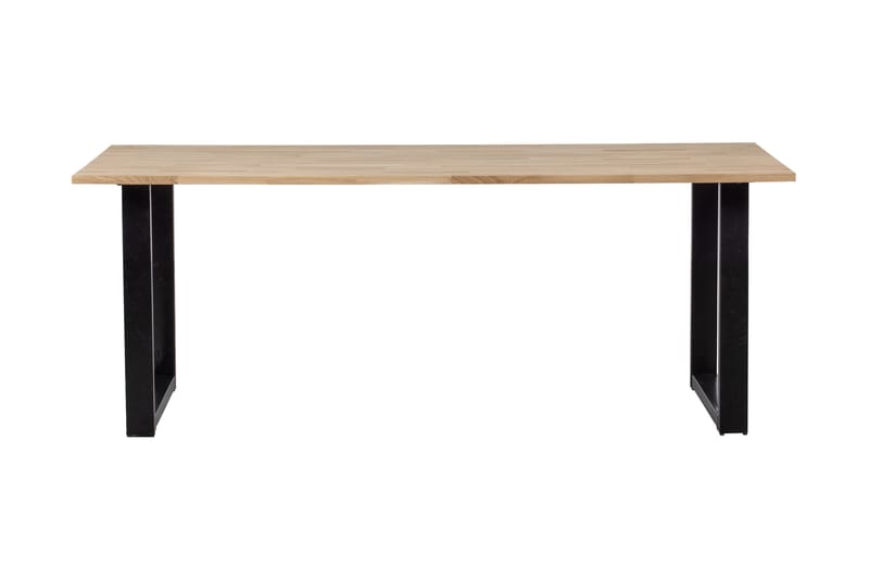 Tablo Spisebord U-Formede Ben 200 cm - Eik/Svart - Spisebord & kjøkkenbord