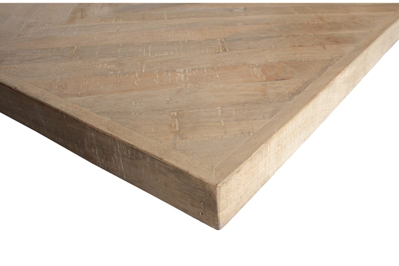 Tablo Spisebord U-Formede Ben 200 cm - Spetskypert/Natur/Svart - Spisebord & kjøkkenbord