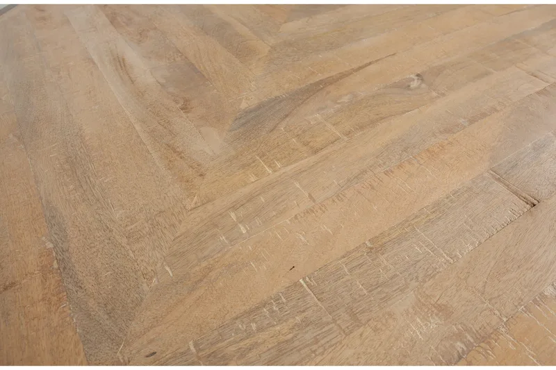 Tablo Spisebord X-Formede Ben 200 cm - Spetskypert/Natur/Svart - Møbler - Bord - Spisebord & kjøkkenbord