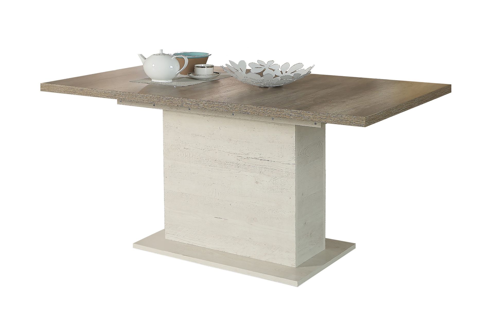 Talebi Spisebord 90 cm - Brun / Hvit - Møbler - Bord - Spisebord & kjøkkenbord