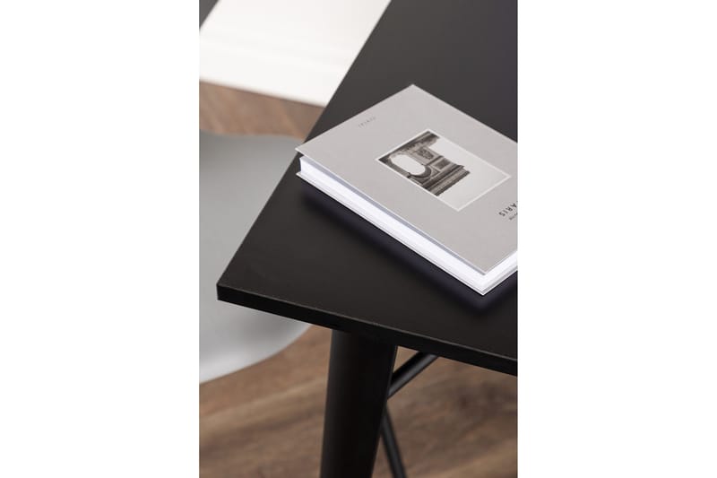 Tempe Lite Kvadratisk Spisebord 80 cm med Metalllook - Svart - Møbler - Bord - Spisebord & kjøkkenbord
