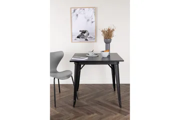 Tempe Matbord 80 cm - Sort - Møbler - Bord - Spisebord & kjøkkenbord