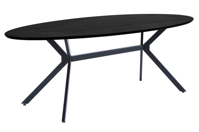 Tero Spisebord 220 cm - Svart - Spisebord & kjøkkenbord