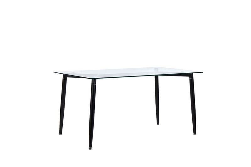 Totham Spisebord 150 cm - Glass/Svart - Møbler - Bord - Spisebord & kjøkkenbord