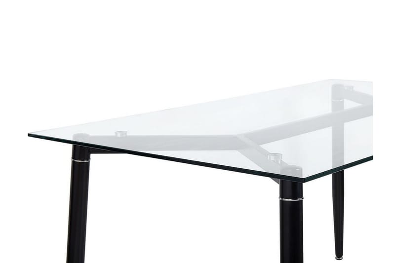 Totham Spisebord 150 cm - Glass/Svart - Møbler - Bord - Spisebord & kjøkkenbord