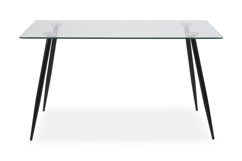 Tyrone Spisebord 140 cm - Glass/Svart - Møbler - Bord - Spisebord & kjøkkenbord