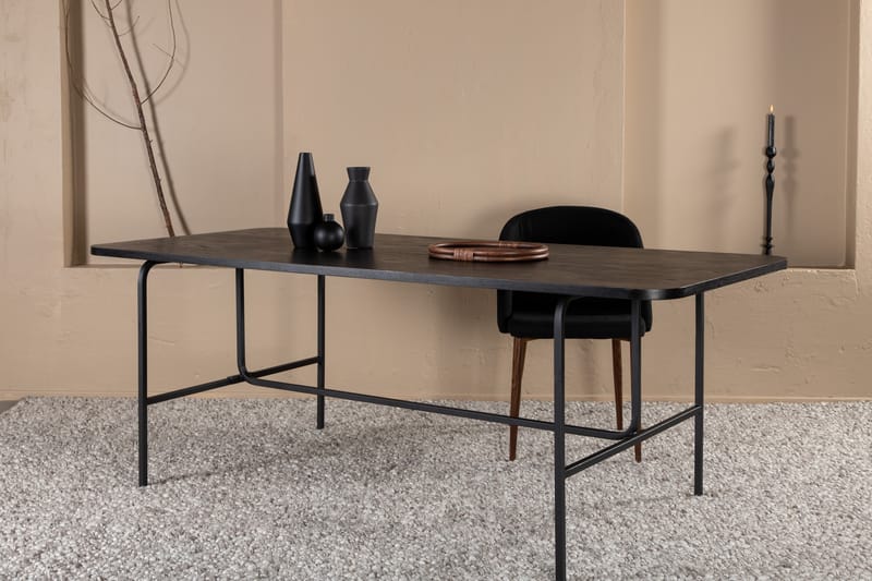 Uno Spisebord 200 cm - Sort - Møbler - Bord - Spisebord & kjøkkenbord
