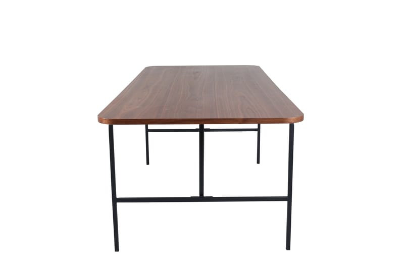 Uno Spisebord 200 cm - Valnødsbrun/Sort - Møbler - Bord - Spisebord & kjøkkenbord