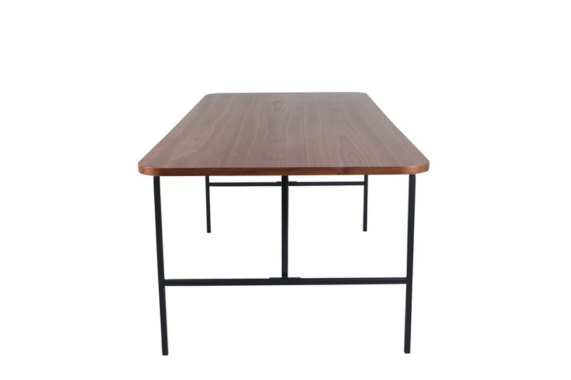 Uno Spisebord 200 cm - Valnødsbrun/Sort - Møbler - Bord - Spisebord & kjøkkenbord