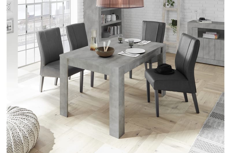 Urbino Forlengningsbart Spisebord 137 cm - Grå - Møbler - Bord - Spisebord & kjøkkenbord