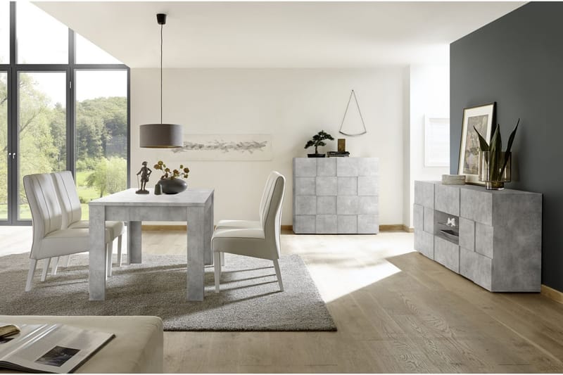 Urbino Forlengningsbart Spisebord 137 cm - Grå - Møbler - Bord - Spisebord & kjøkkenbord