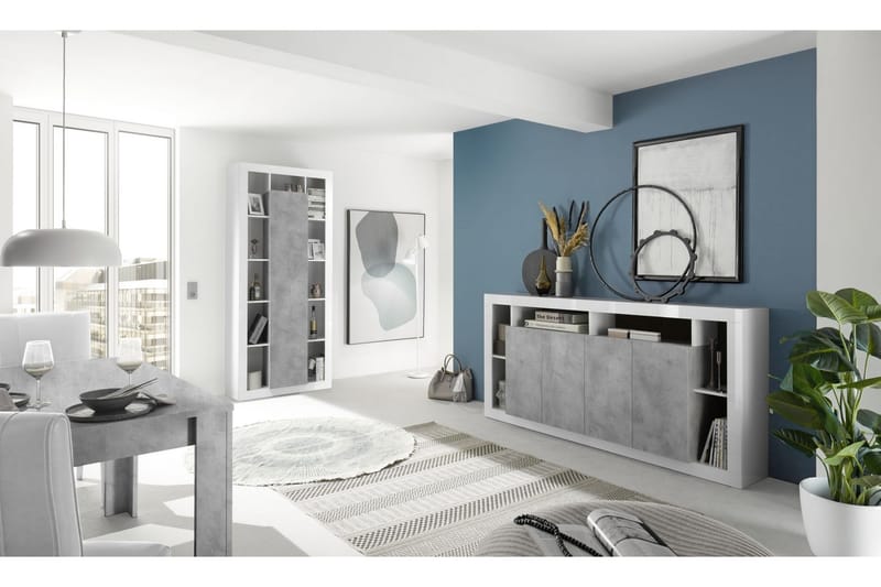 Urbino Forlengningsbart Spisebord 137 cm - Grå - Møbler - Bord - Spisebord & kjøkkenbord
