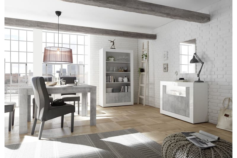 Urbino Forlengningsbart Spisebord 137 cm - Grå - Møbler - Bord - Spisebord & kjøkkenbord
