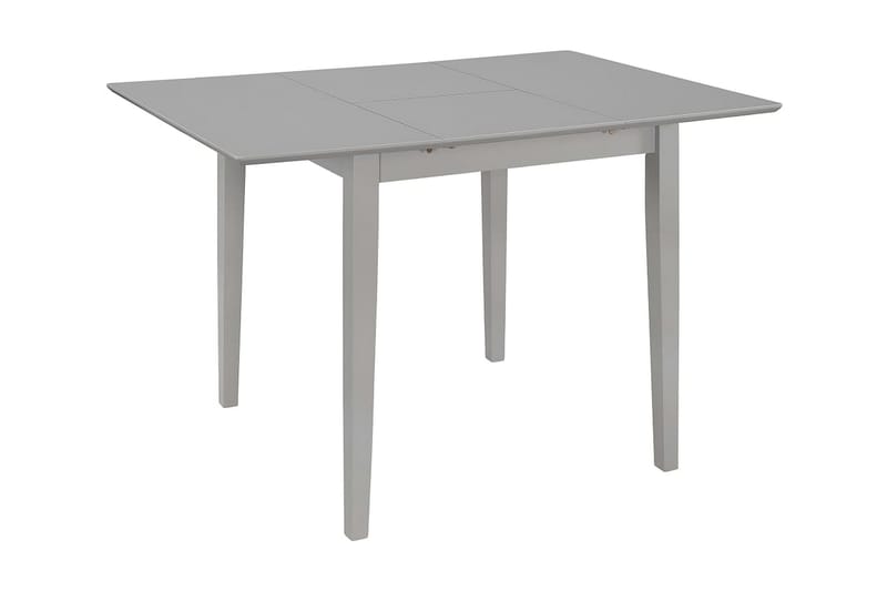Uttrekkbart spisebord grå (80-120)x80x74 cm MDF - Møbler - Bord - Spisebord & kjøkkenbord