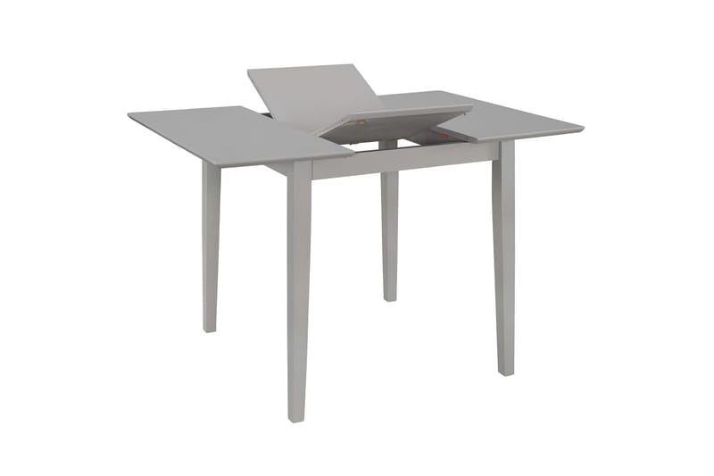 Uttrekkbart spisebord grå (80-120)x80x74 cm MDF - Møbler - Bord - Spisebord & kjøkkenbord