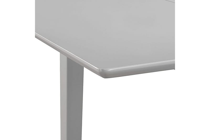 Uttrekkbart spisebord grå (80-120)x80x74 cm MDF - Møbler - Bord - Spisebord & kjøkkenbord