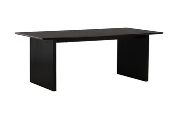 Vail Stort Rektangulært Spisebord 230 cm i Tre - Svart - Møbler - Bord - Spisebord & kjøkkenbord
