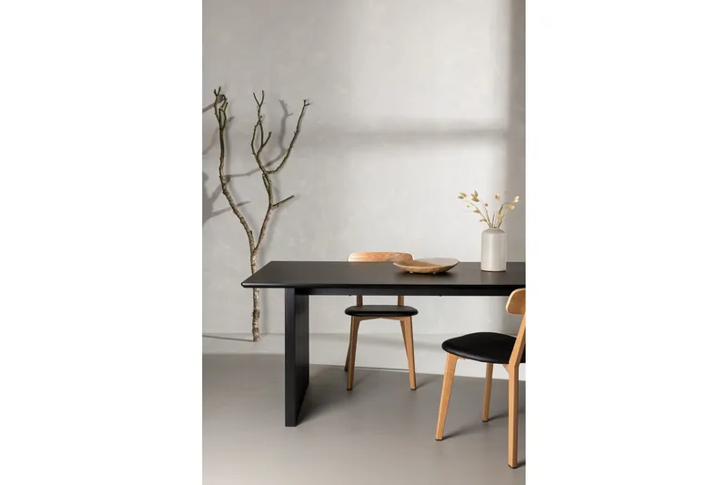 Vail Stort Rektangulært Spisebord 230 cm i Tre - Svart - Møbler - Bord - Spisebord & kjøkkenbord