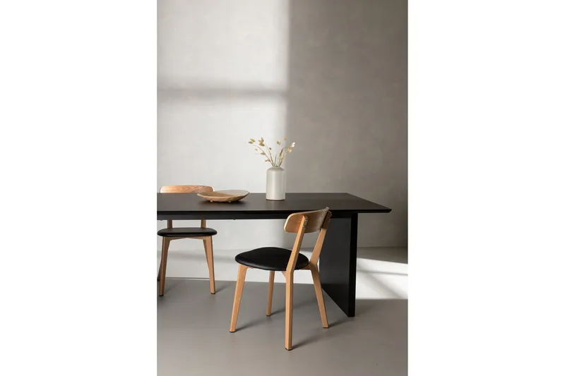 Vail Stort Rektangulært Spisebord 230 cm i Tre - Svart - Møbler - Bord - Spisebord & kjøkkenbord