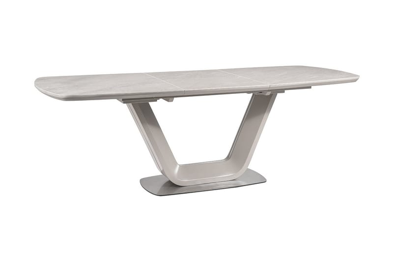 Ventera Forlengningsbart Spisebord 160 cm - Keramikk/Grå - Spisebord & kjøkkenbord