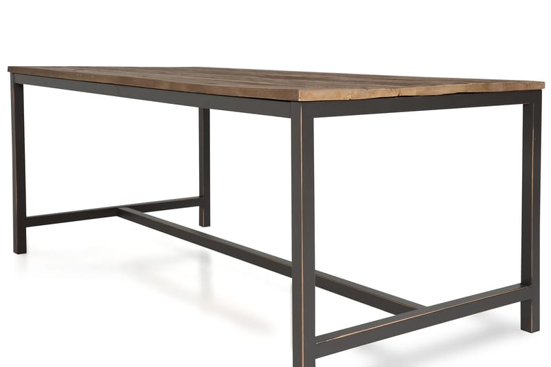 Vera Spisebord 180 cm - Tre/Svart - Spisebord & kjøkkenbord