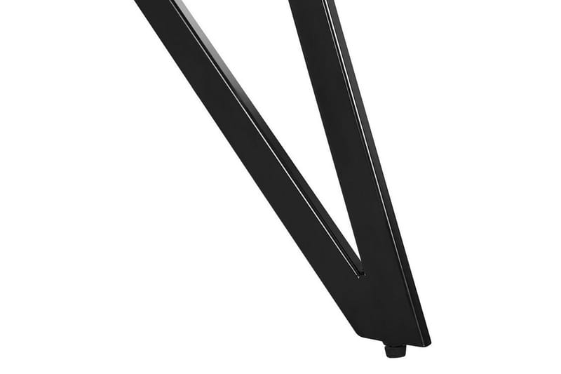 Verd Rektangulært Spisebord 160 cm i Tre og Metall med Betongutseende - Grå - Møbler - Bord - Spisebord & kjøkkenbord