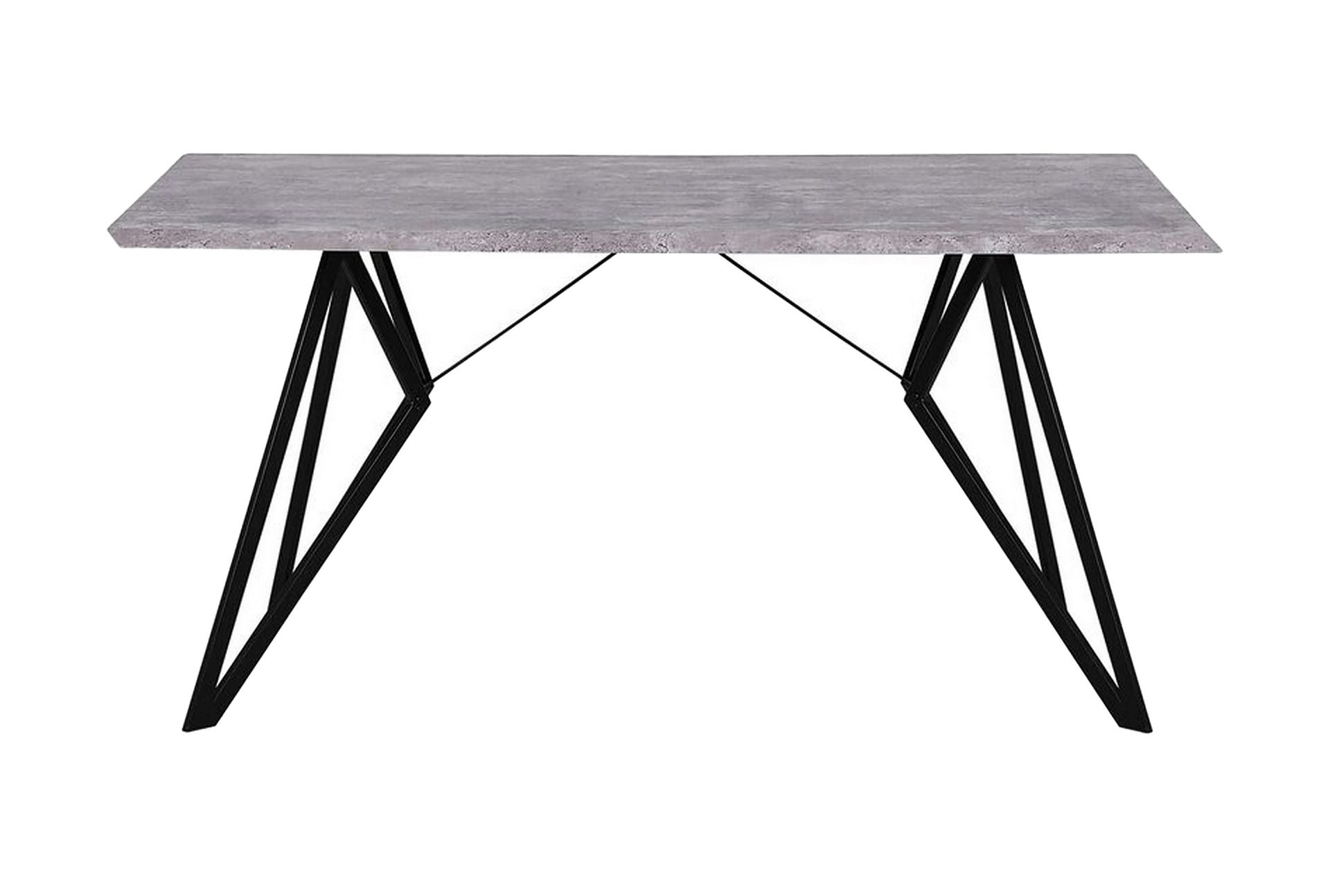 Verd Spisebord 160x90 cm - Grå