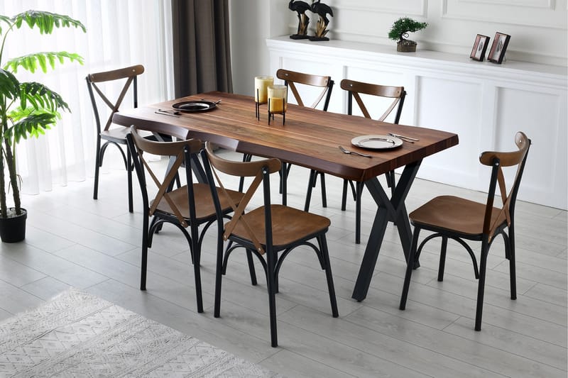 Vigentino Spisebord 180 cm - Valnøtt - Spisebord & kjøkkenbord