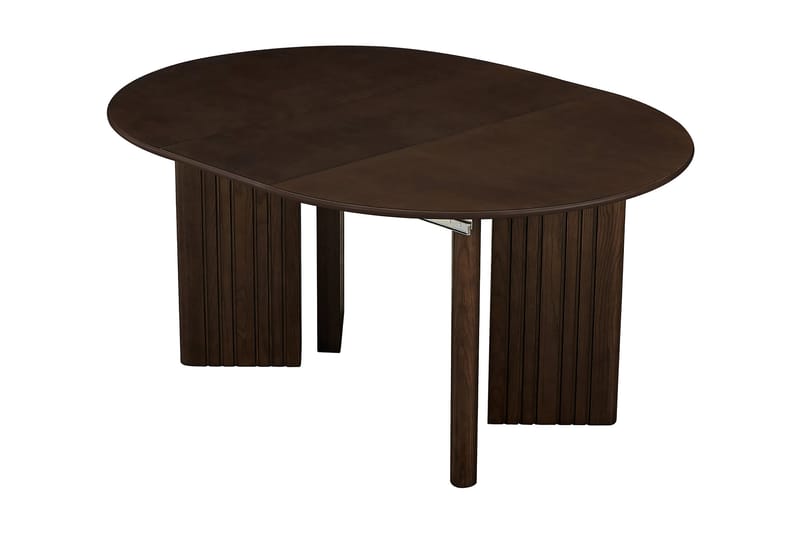 Vrajolli Forlengningsbart Rundt Spisebord 120/200 cm - Brun - Møbler - Bord - Spisebord & kjøkkenbord