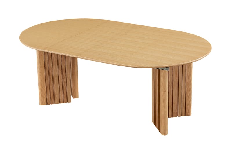 Vrajolli Forlengningsbart Rundt Spisebord 120/200 cm - Natur - Møbler - Bord - Spisebord & kjøkkenbord