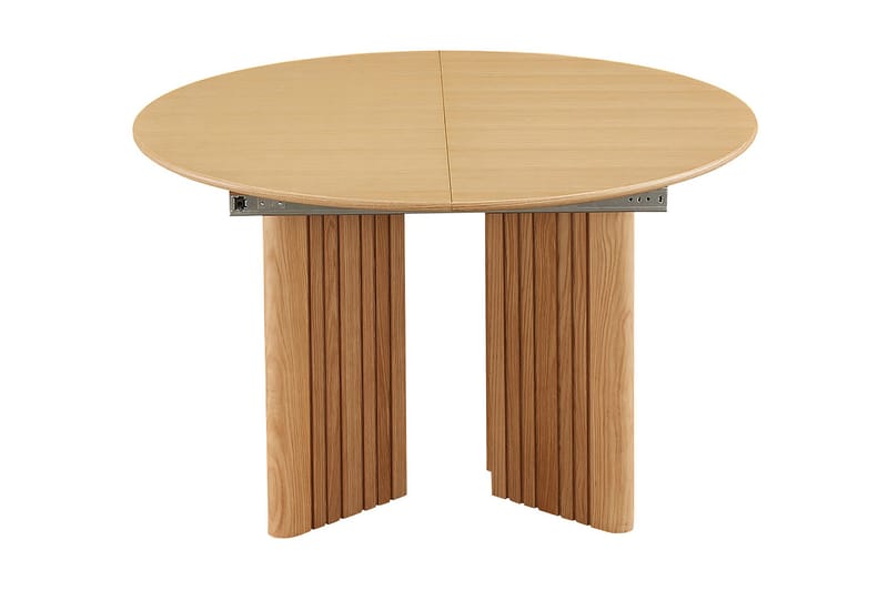 Vrajolli Forlengningsbart Rundt Spisebord 120/200 cm - Natur - Møbler - Bord - Spisebord & kjøkkenbord