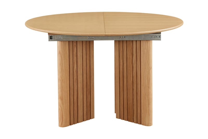 Vrajolli Forlengningsbart Rundt Spisebord 120/200 cm - Natur - Møbler - Bord - Spisebord & kjøkkenbord