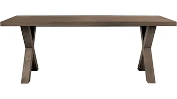 Spisebord Lindor 200x100 cm - oljet grå eikefiner - Møbler - Bord - Spisebord & kjøkkenbord