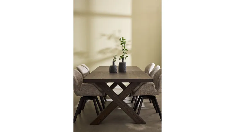 Spisebord Lindor 240x100 cm - Oljet brun eikefiner - Møbler - Bord - Spisebord & kjøkkenbord