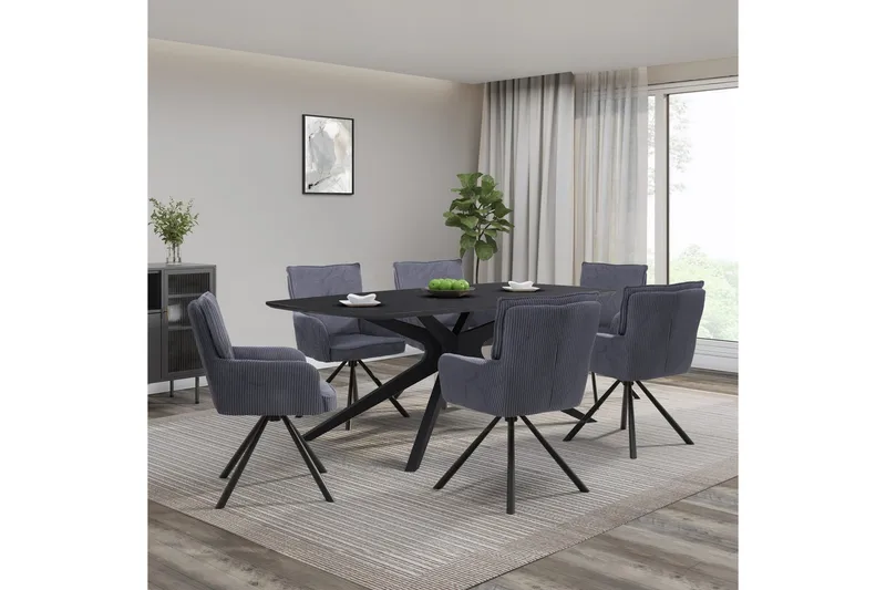 Spisebord Loft24 Dakona Spisebord rektangulært 200x100 cm - Møbler - Bord - Spisebord & kjøkkenbord