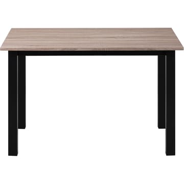 Spisebord Loft24 Durham Eik/svart 120 x 80 cm - Eikebrun og svart - Møbler - Bord - Spisebord & kjøkkenbord