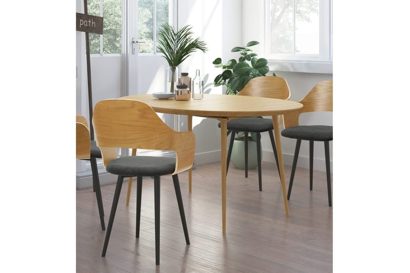 Spisebord Loft24 Graham spisebord avlangt 120x80 cm Brun - Møbler - Bord - Spisebord & kjøkkenbord