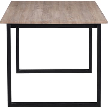 Spisebord Loft24 Luton Eik/svart 160 x 90 cm - Eik og svart - Møbler - Bord - Spisebord & kjøkkenbord