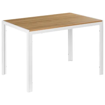 Spisebord Mann 120 cm - Lysebrun, hvit - Møbler - Bord - Spisebord & kjøkkenbord