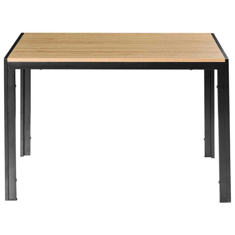 Spisebord Mann 120 cm - Lysebrun, svart - Møbler - Bord - Spisebord & kjøkkenbord