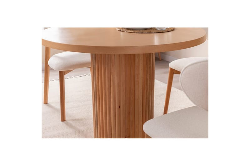 Spisebord Masazumi Bøk - Brun - Møbler - Bord - Spisebord & kjøkkenbord