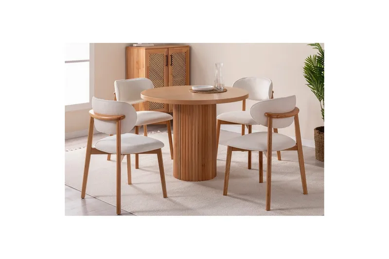 Spisebord Masazumi Bøk - Brun - Møbler - Bord - Spisebord & kjøkkenbord