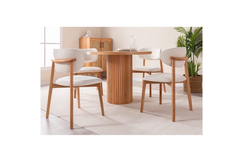 Spisebord Masazumi Bøk - Brun - Møbler - Bord - Spisebord & kjøkkenbord